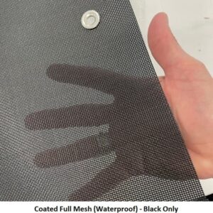 Courtney Bed Full Mesh Option - Black - Waterproof
